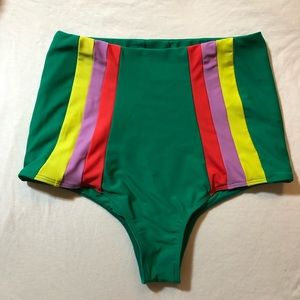 lolli high-waisted swim bottoms
